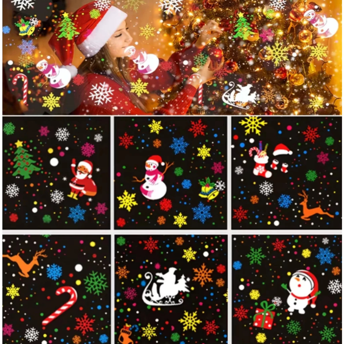 AstroNatal Mágico – Projetor de Natal Astronauta